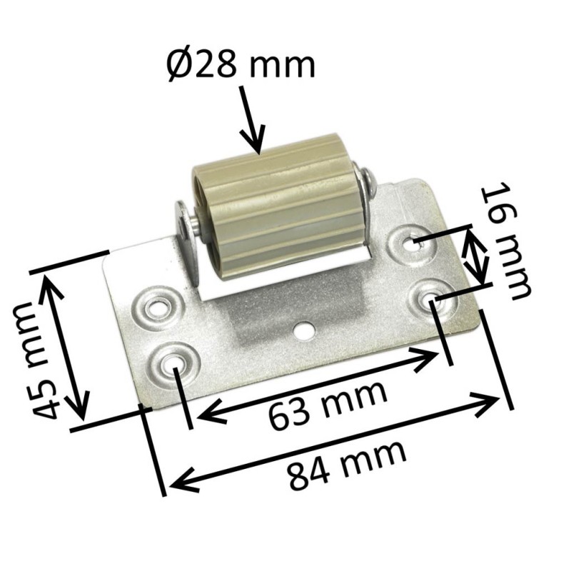 Supports à rouleaux réglables en hauteur MECANIT 77980004