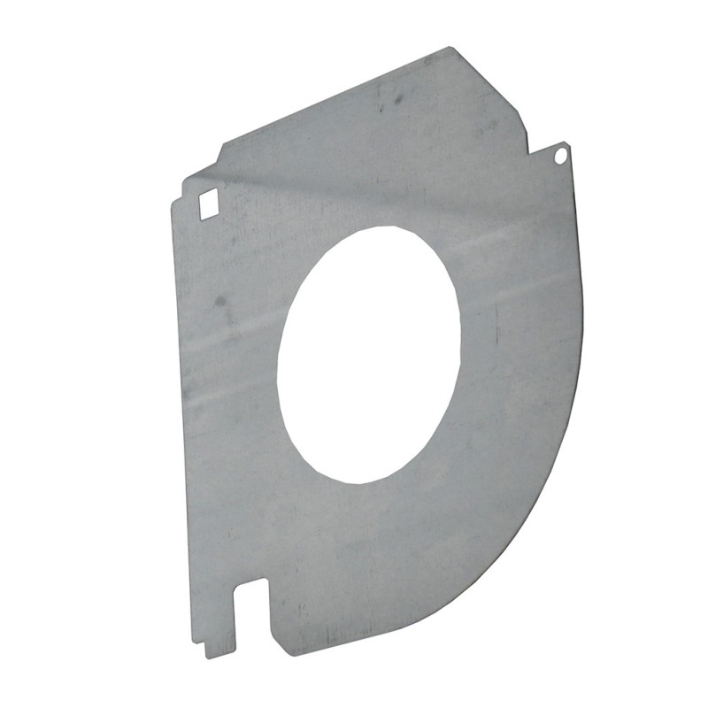 Plaque de guidage 180 mm pour joue ZF - Trou 70 mm