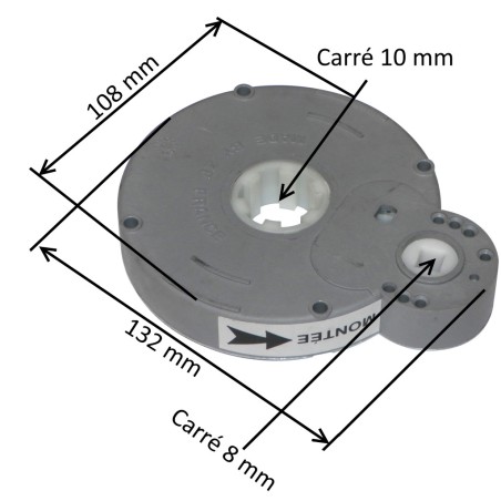 Treuil volet roulant ZFC270K gauche E:C8 S:C10