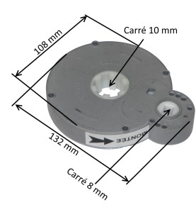 Treuil volet roulant ZFC270J E:C8 S:C10