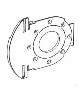 Tiroir Profialis CV218 pour moteur universel avec tube 40 mm