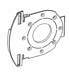 Tiroir Profialis CV188 pour moteur universel avec tube 40 mm