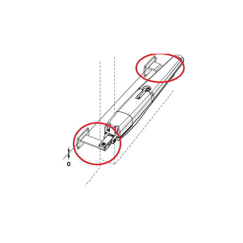 Support de fixation 5° NICE TOONA | Euromatik