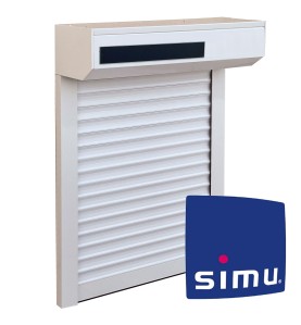 Volet roulant solaire SIMU rénovation sur mesure avec coffre