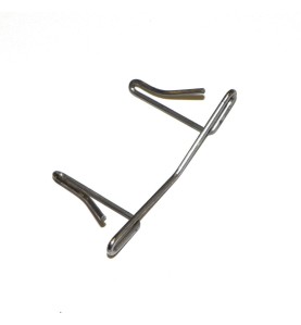 Clips acier pour lame PVC Fixation Volet roulant - Pas de 55 mm